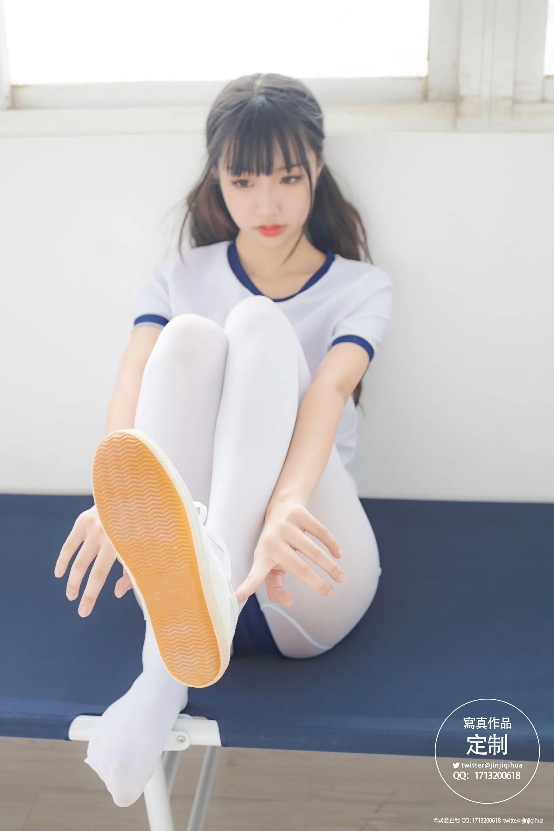 紧急企划 – NO.04 一只喵喵梓 白丝体操服 [70P]插图2